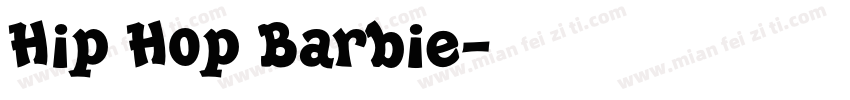 Hip Hop Barbie字体转换
